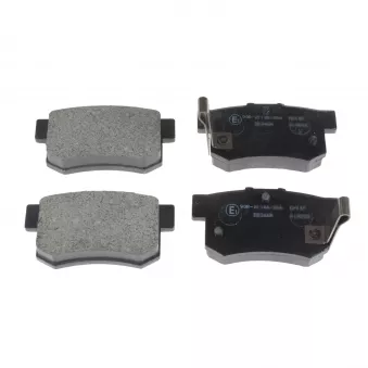 Jeu de 4 plaquettes de frein arrière FEBI BILSTEIN 170289