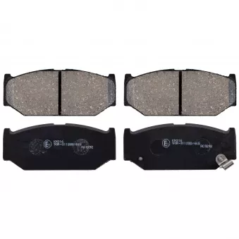 Jeu de 4 plaquettes de frein avant FEBI BILSTEIN 170303