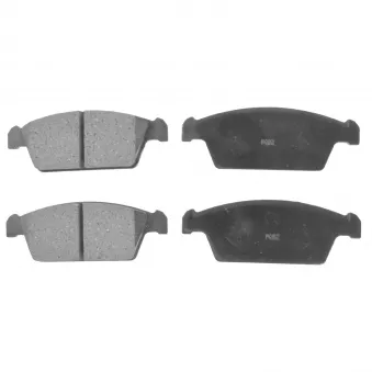 Jeu de 4 plaquettes de frein avant FEBI BILSTEIN