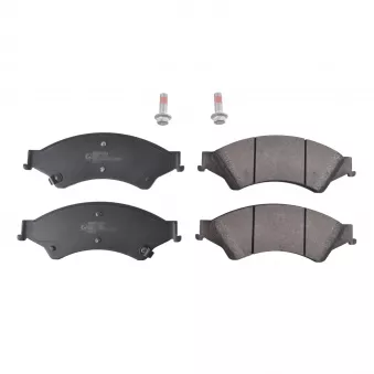 Jeu de 4 plaquettes de frein avant FEBI BILSTEIN 170380