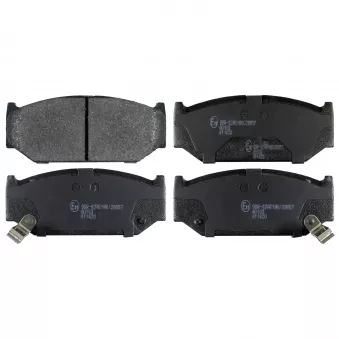 Jeu de 4 plaquettes de frein avant FEBI BILSTEIN 170657