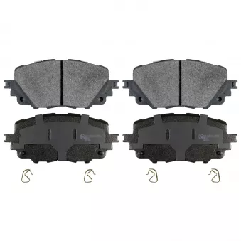 Jeu de 4 plaquettes de frein avant FEBI BILSTEIN 170663