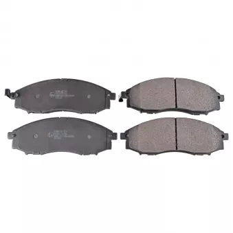 Jeu de 4 plaquettes de frein avant FEBI BILSTEIN