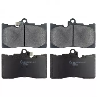 Jeu de 4 plaquettes de frein avant FEBI BILSTEIN 170668