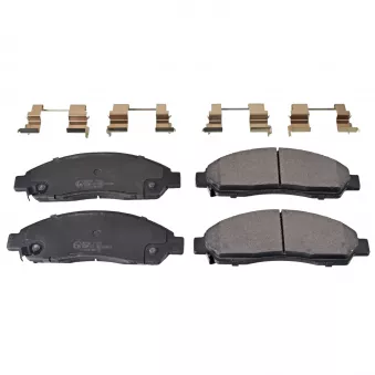 Jeu de 4 plaquettes de frein avant FEBI BILSTEIN 170899