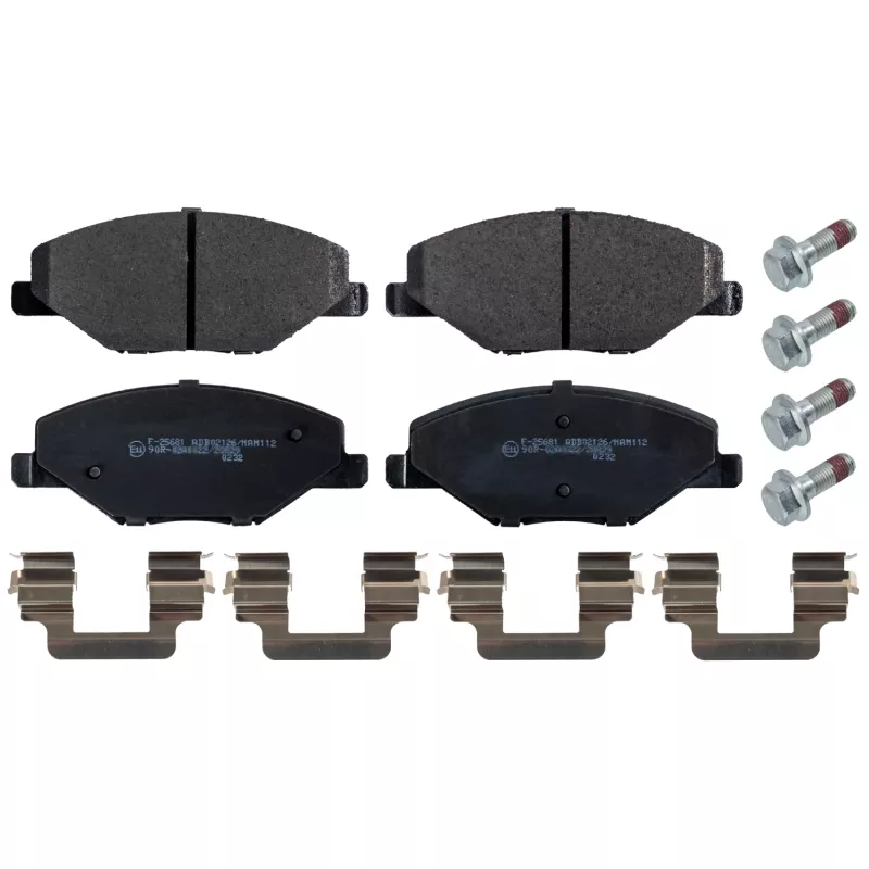 Jeu de 4 plaquettes de frein avant FEBI BILSTEIN 171000
