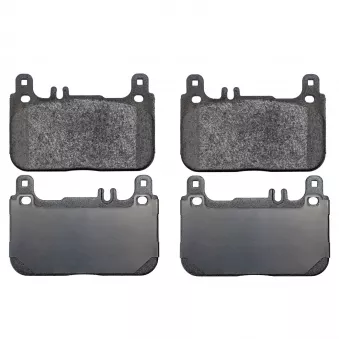Jeu de 4 plaquettes de frein avant FEBI BILSTEIN 172184