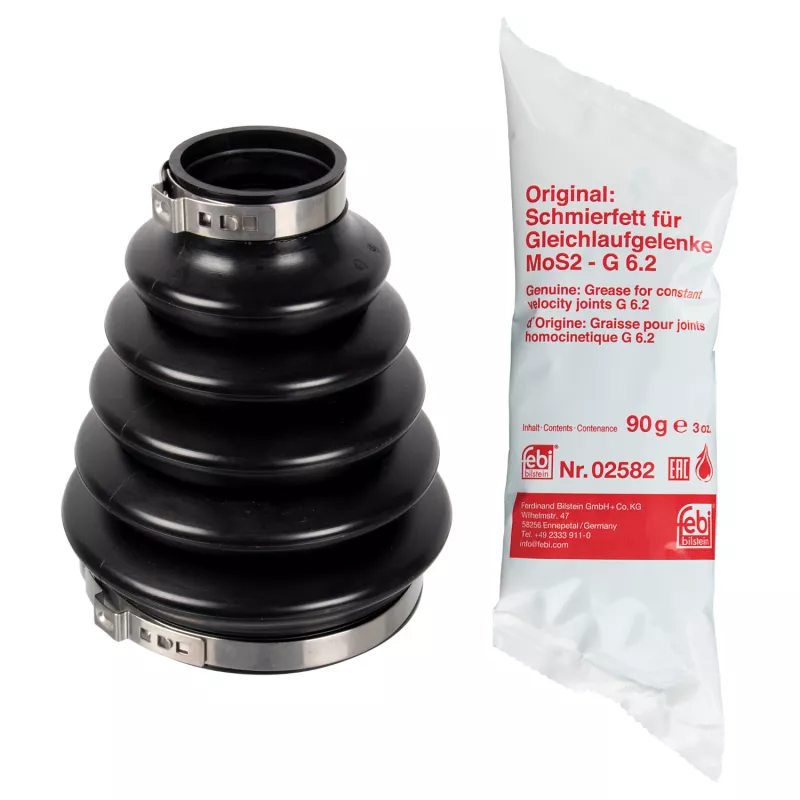 Jeu de joints-soufflets, arbre de commande avant droit FEBI BILSTEIN 172740