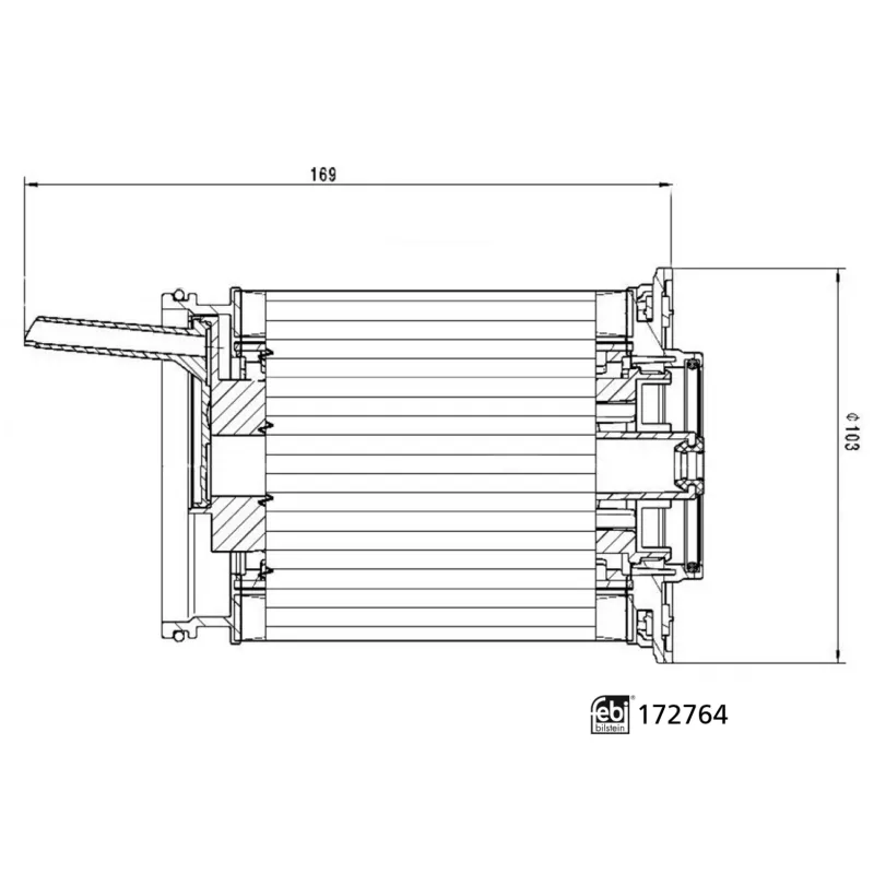 Filtre à carburant FEBI BILSTEIN 172764