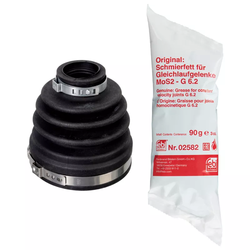 Jeu de joints-soufflets, arbre de commande avant droit FEBI BILSTEIN 175240