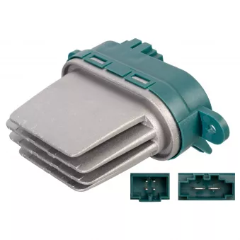 Résistance, pulseur d'air habitacle FEBI BILSTEIN 176042