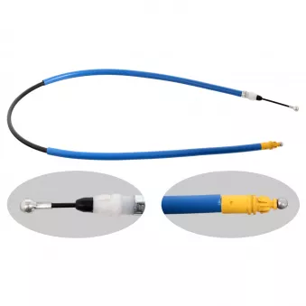 Tirette à câble, frein de stationnement arrière gauche FEBI BILSTEIN 33167