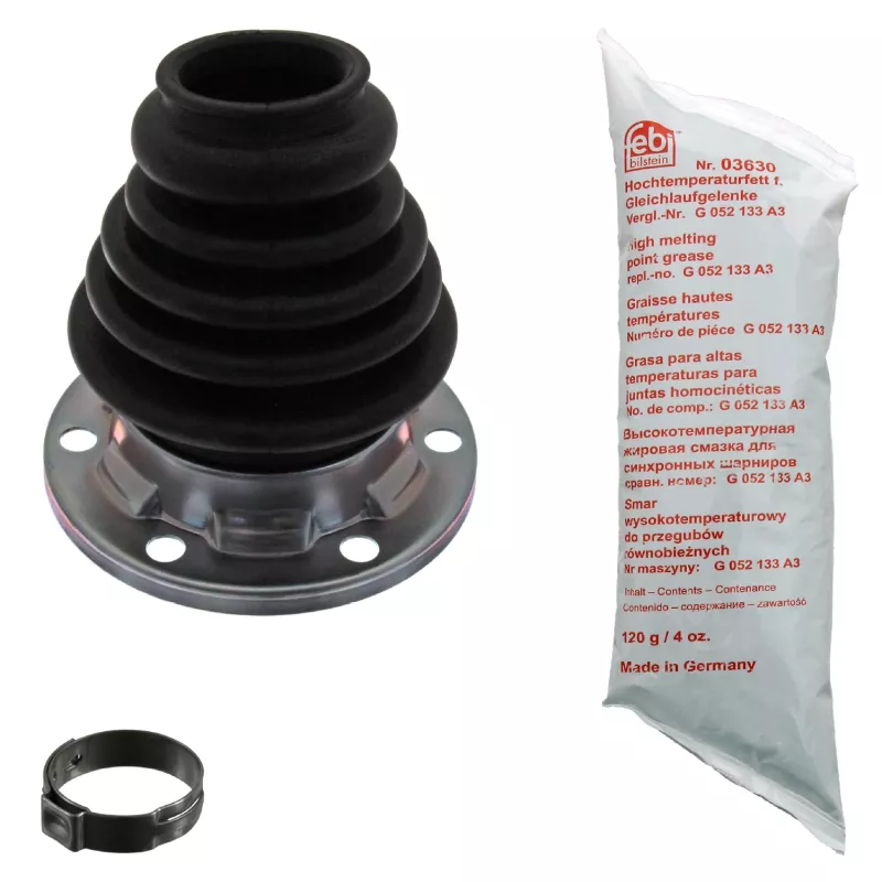 Jeu de joints-soufflets, arbre de commande avant droit FEBI BILSTEIN 38335