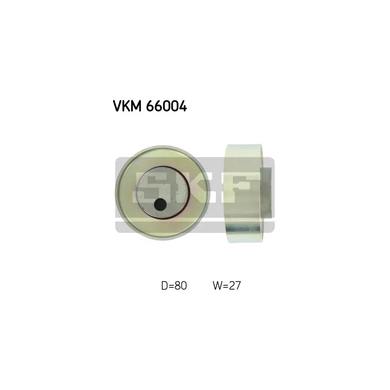 Poulie renvoi/transmission, courroie trapézoïdale à nervures SKF VKM 66004