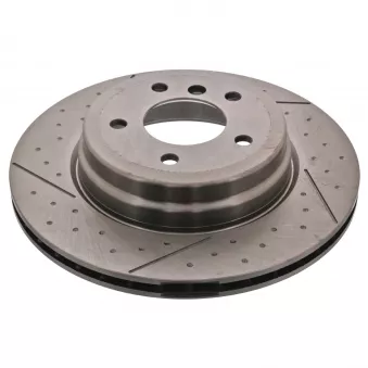 Jeu de 2 disques de frein arrière FEBI BILSTEIN 43800