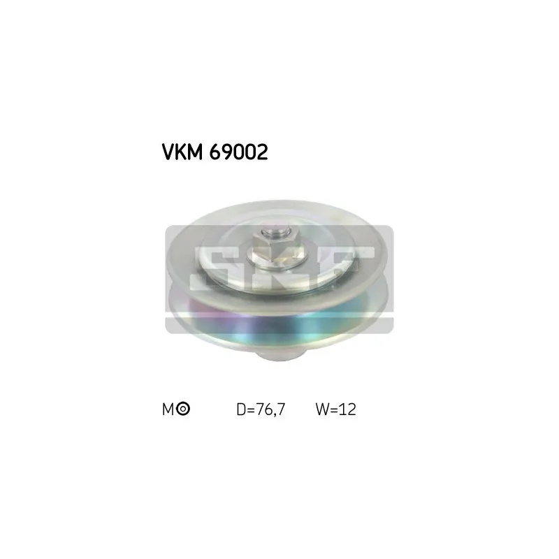 Poulie-tendeur, courroie trapézoïdale SKF VKM 69002