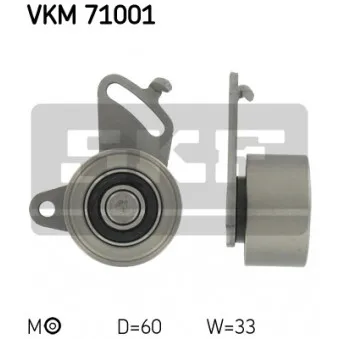 Poulie-tendeur, courroie crantée SKF VKM 71001