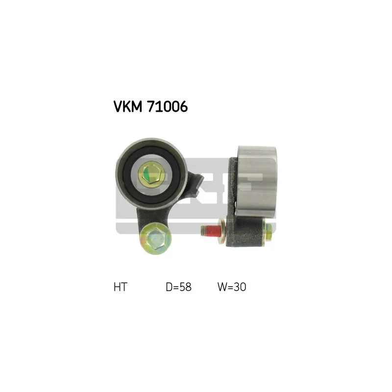 Poulie-tendeur, courroie crantée SKF VKM 71006