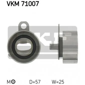 Poulie-tendeur, courroie crantée SKF VKM 71007