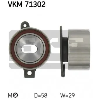 Poulie-tendeur, courroie crantée SKF VKM 71302