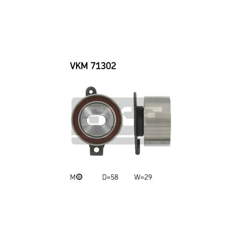 Poulie-tendeur, courroie crantée SKF VKM 71302