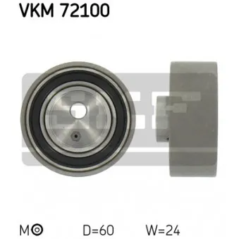 Poulie-tendeur, courroie crantée SKF VKM 72100