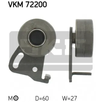 Poulie-tendeur, courroie crantée SKF VKM 72200
