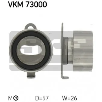 Poulie-tendeur, courroie crantée SKF VKM 73000