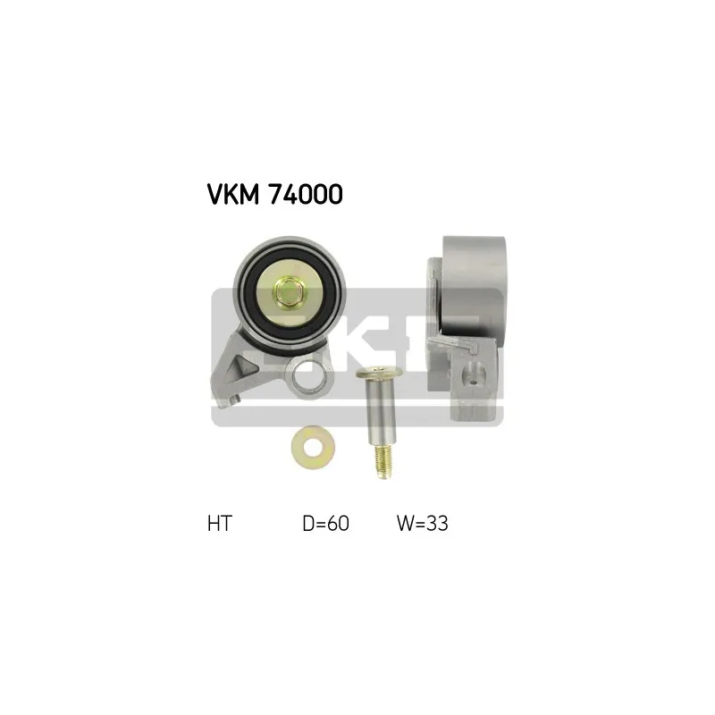 Poulie-tendeur, courroie crantée SKF VKM 74000