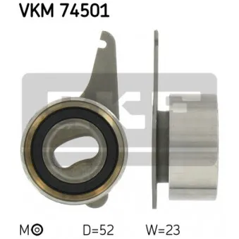 Poulie-tendeur, courroie crantée SKF VKM 74501