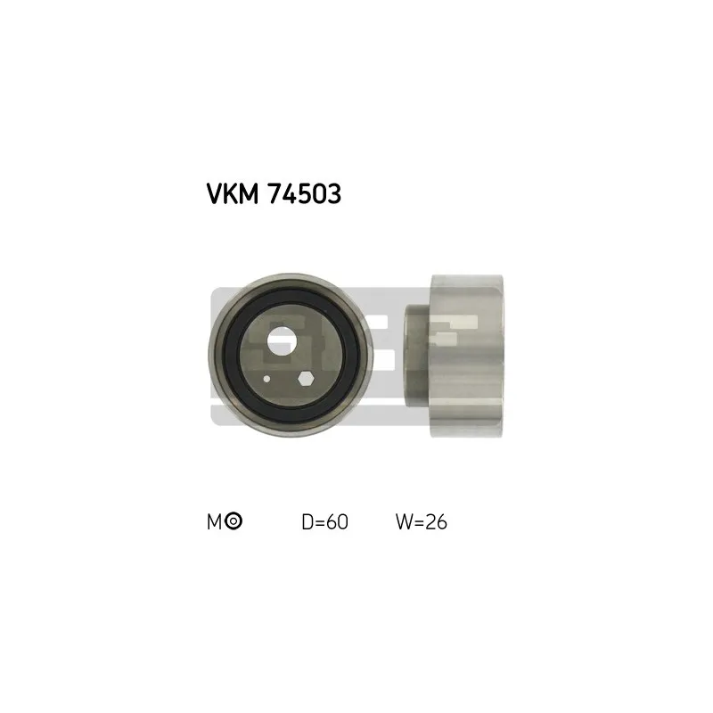 Poulie-tendeur, courroie crantée SKF VKM 74503