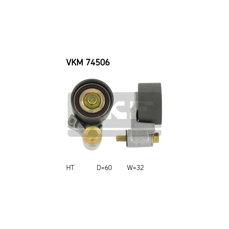 Poulie-tendeur, courroie crantée SKF VKM 74506