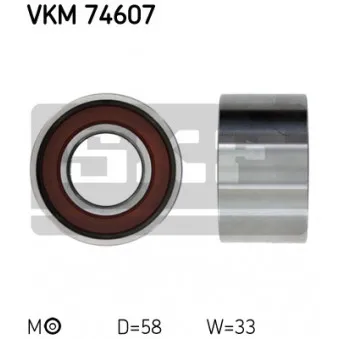 Poulie-tendeur, courroie crantée SKF VKM 74607