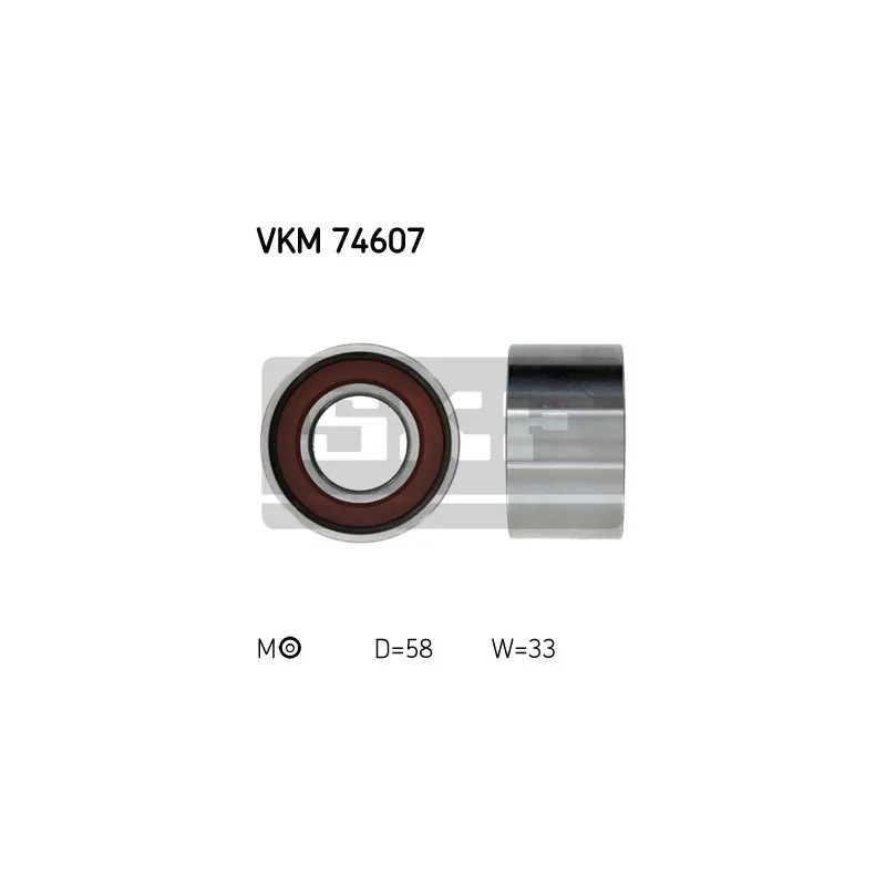 Poulie-tendeur, courroie crantée SKF VKM 74607