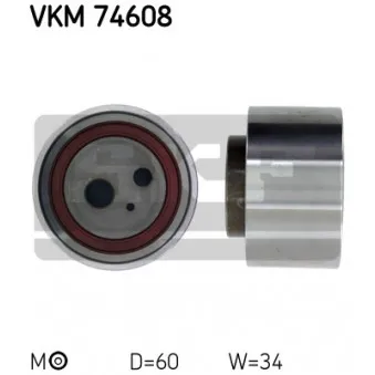 Poulie-tendeur, courroie crantée SKF VKM 74608