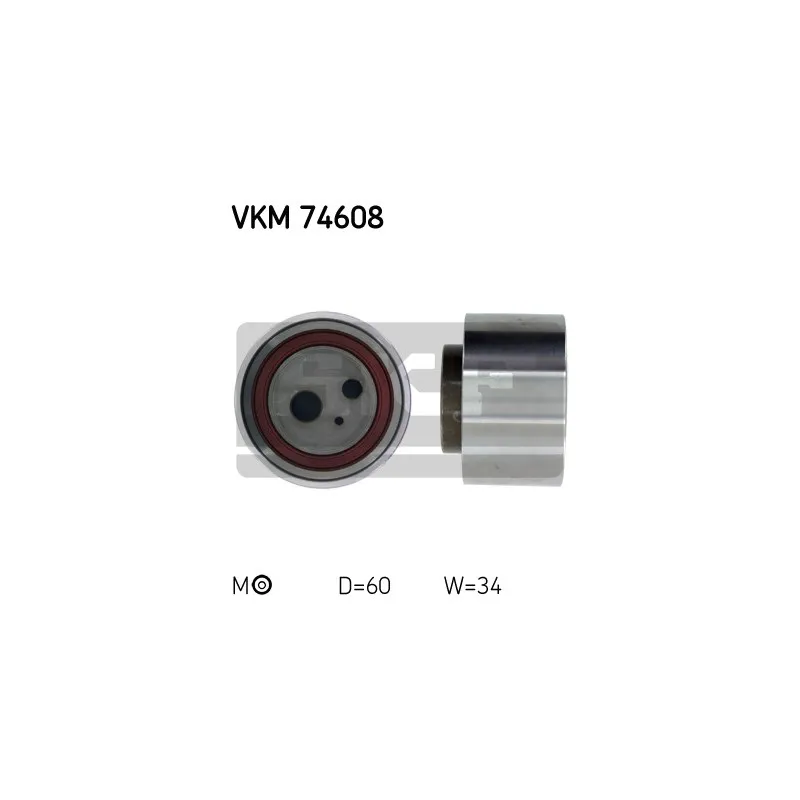 Poulie-tendeur, courroie crantée SKF VKM 74608