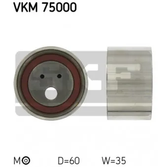 Poulie-tendeur, courroie crantée SKF VKM 75000