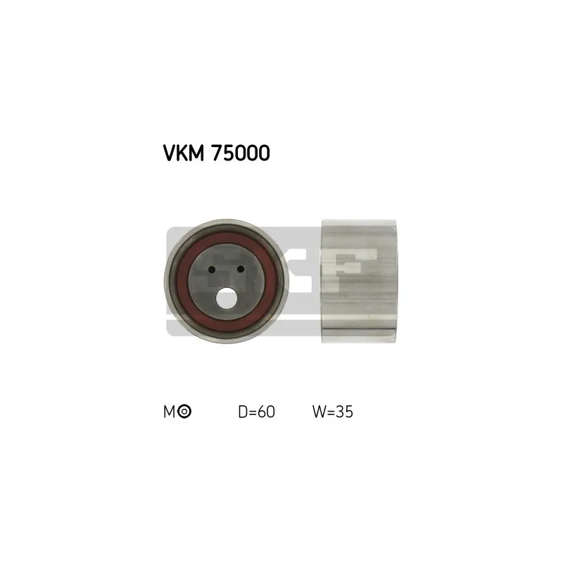 Poulie-tendeur, courroie crantée SKF VKM 75000