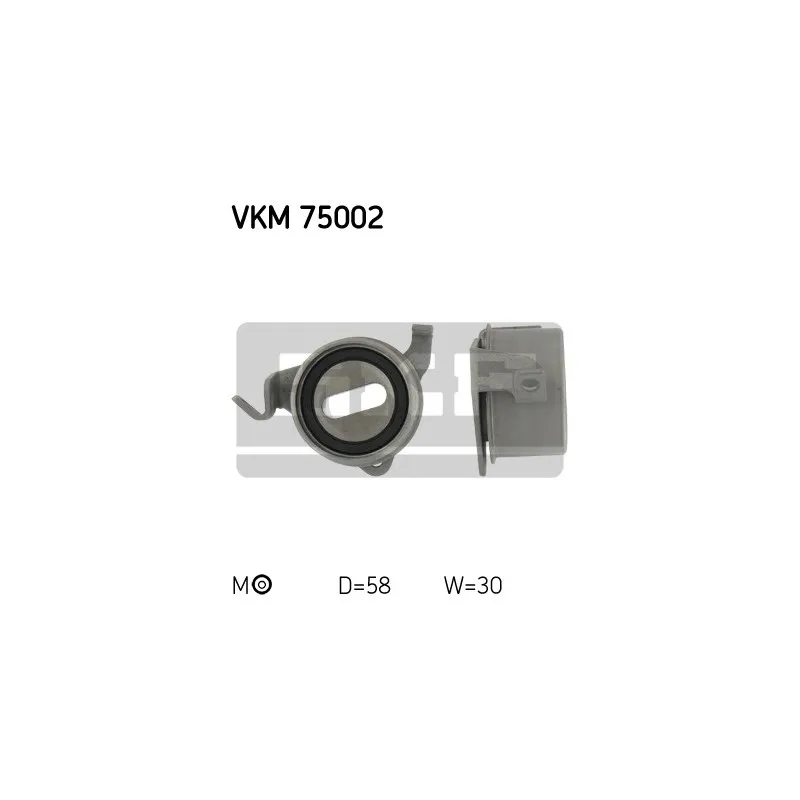 Poulie-tendeur, courroie crantée SKF VKM 75002