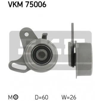 Poulie-tendeur, courroie crantée SKF VKM 75006