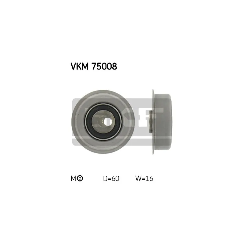 Poulie-tendeur, courroie crantée SKF VKM 75008