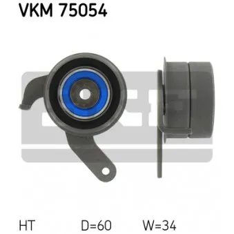 Poulie-tendeur, courroie crantée SKF VKM 75054