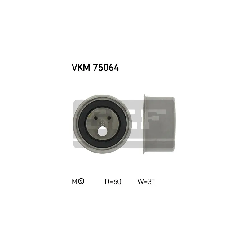 Poulie-tendeur, courroie crantée SKF VKM 75064