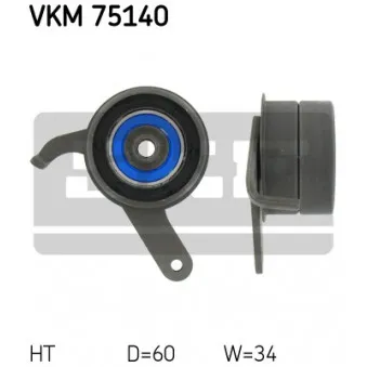 Poulie-tendeur, courroie crantée SKF VKM 75140