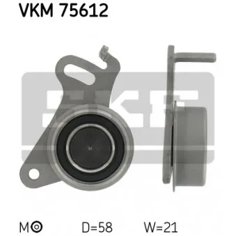 Poulie-tendeur, courroie crantée SKF VKM 75612