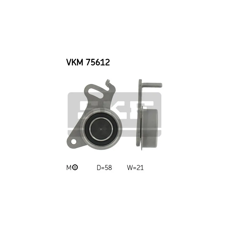 Poulie-tendeur, courroie crantée SKF VKM 75612