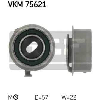 Poulie-tendeur, courroie crantée SKF VKM 75621