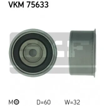 Poulie-tendeur, courroie crantée SKF VKM 75633