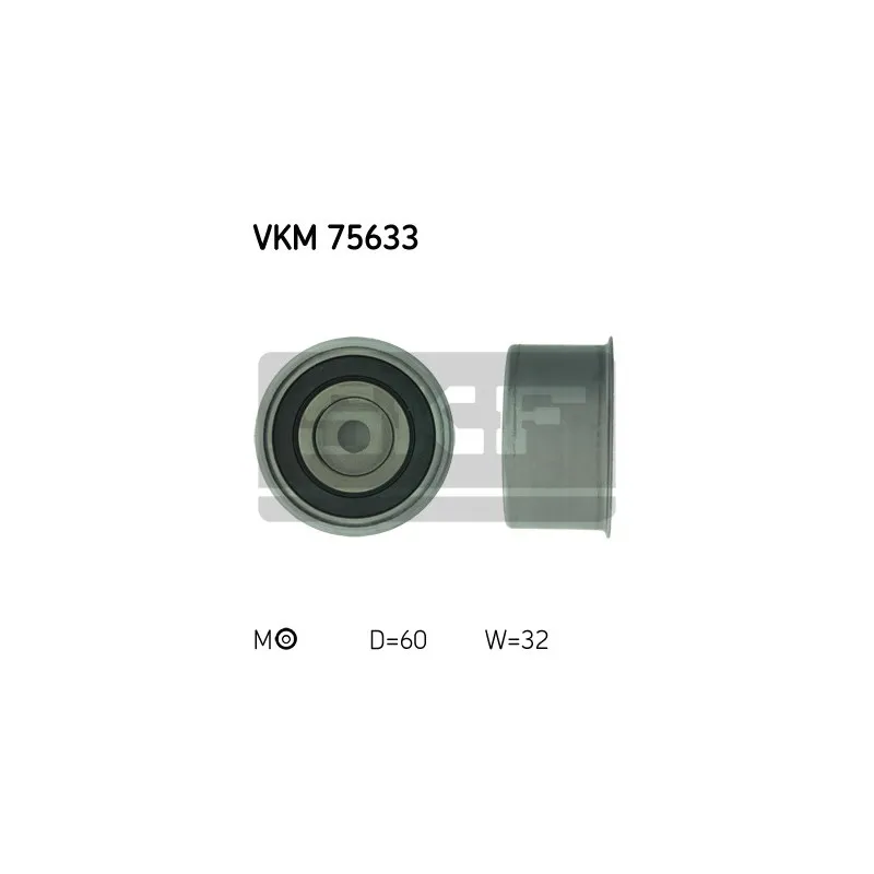 Poulie-tendeur, courroie crantée SKF VKM 75633