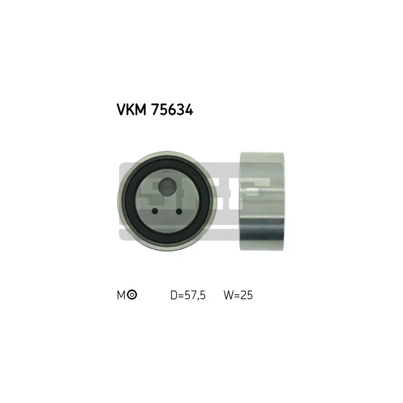 Poulie-tendeur, courroie crantée SKF VKM 75634
